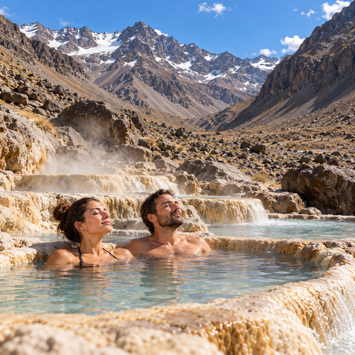Andes Adventure: Termas de Colina + Embalse El Yeso + Picnic