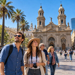 Santiago Full Day: Historia, Barrios & Teleférico