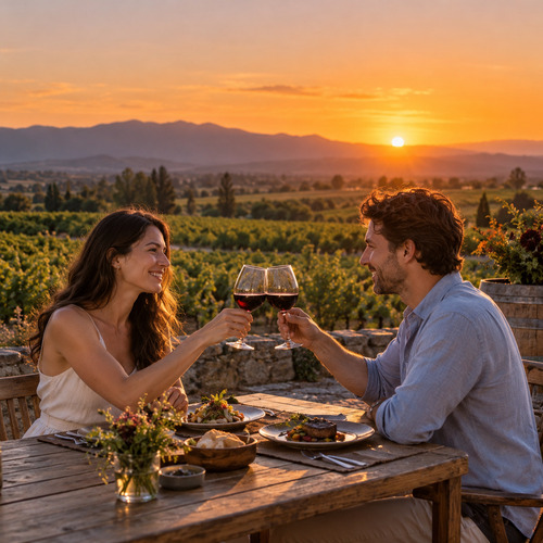 Alyan Sunset: Vinos, Atardecer & Cena